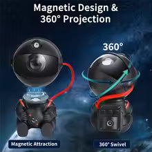 Mini Astronaut LED Night Light Star Projector