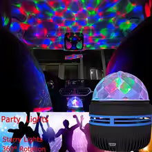 Mini LED Disco Ball Night Light Projector