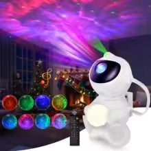 Mini Astronaut LED Night Light Star Projector