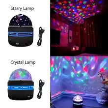 Mini LED Disco Ball Night Light Projector